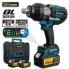 Gisam 3100N.M High Torque Brushless Electric Impact Wrench 3/4 inch Cordless Electric Wrench Power Tools For Makita 18V Battery 1