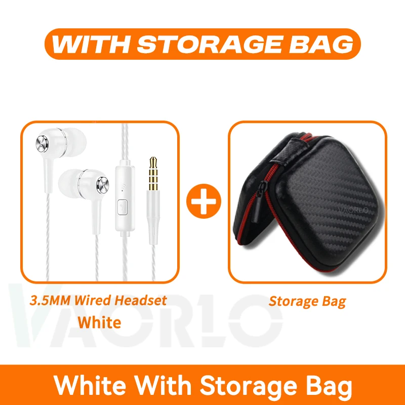 White With Bag