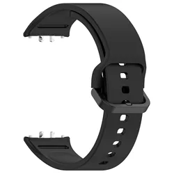 Breathable Soft Silicone Sport Wristband Bracelet - Samsung Galaxy Fit 3 (Black)