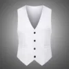 Customized winter suit vest men wear waistcoat plus size business slim men's warm down cotton vest. 1