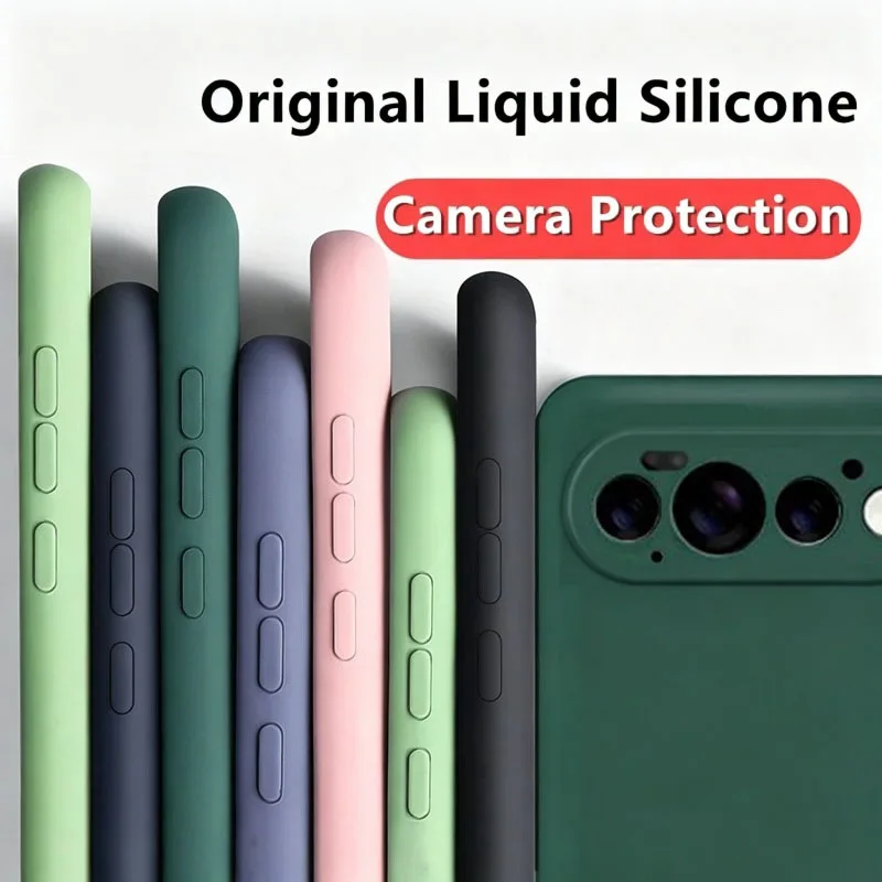 Liquid Silicone Soft Phone Case for Google Pixel 11 Pro and XL - Original Protective Cover