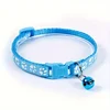 Fashion Pet Cats Collar Colorful Pattern Cute Bell Adjustable Collars For Cats Kitten DIY Ring Necklace Pet Accessories 4