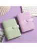 A6 Macaroon Color PU Leather DIY Binder Photocards Collect Book with Binder Pockets for Money Budget Saving Bill Organizer 5