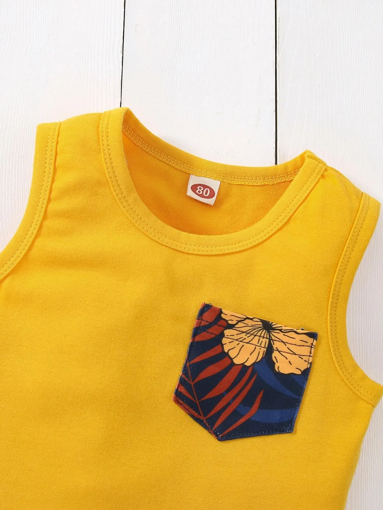 Printed Tank Shorts Two-piece Summer Fashion Printed Tank Shorts for Baby Girls Handsome Breathable Casual Suit for Baby Boys