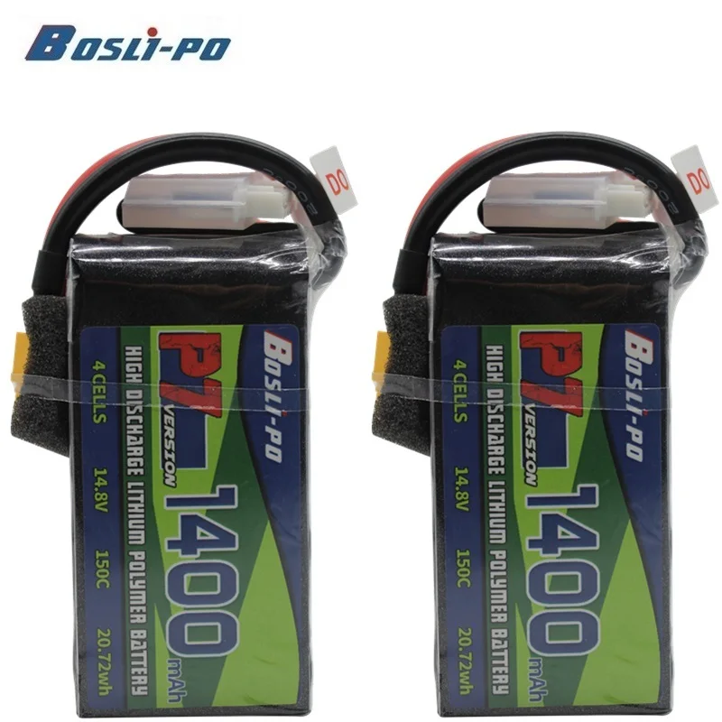 

Original 150C 4S 14.8V 1400mAh LiPo Battery With XT60 For RC Helicopter Quadcopter FPV Racing Drone Parts 4S Drones Battery