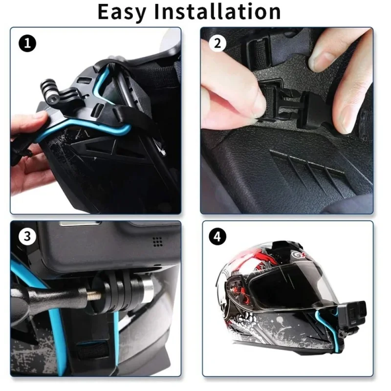 Support de Montage pour GoPro - Lot de 6 Fixations Universelles
