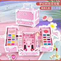 With Cosmetic Case Makeup Toy Kits Portable Playset Kids Washable Makeup Girls Toys For Kids Toddlers Girls Present Gift 1