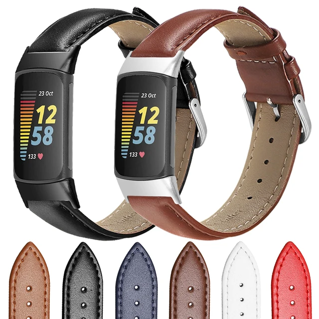 Fitbit Charge 5 Leather Strap FitGear NZ