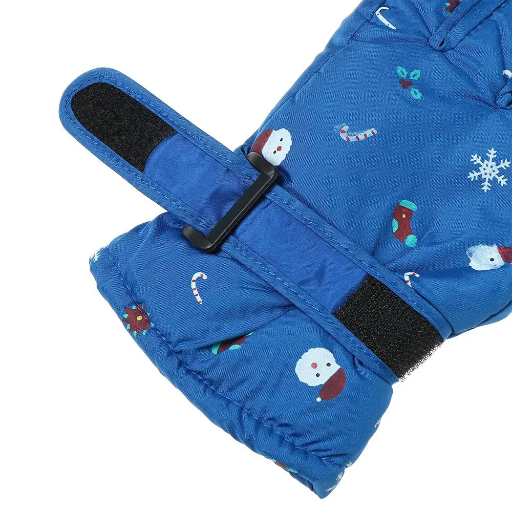 Mountaineering Children Kids Winter Must Non-slip Snow Snowboard Children Ski Gloves Windproof Waterproof Long-sleeved Mitten