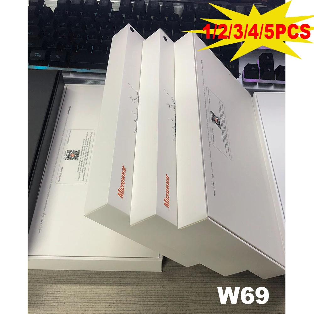 

Original Smart Watch Men Women 49mm Bluetooth Call 2GB Memory Local Music Recording NFC W69 Smart Watch 2023