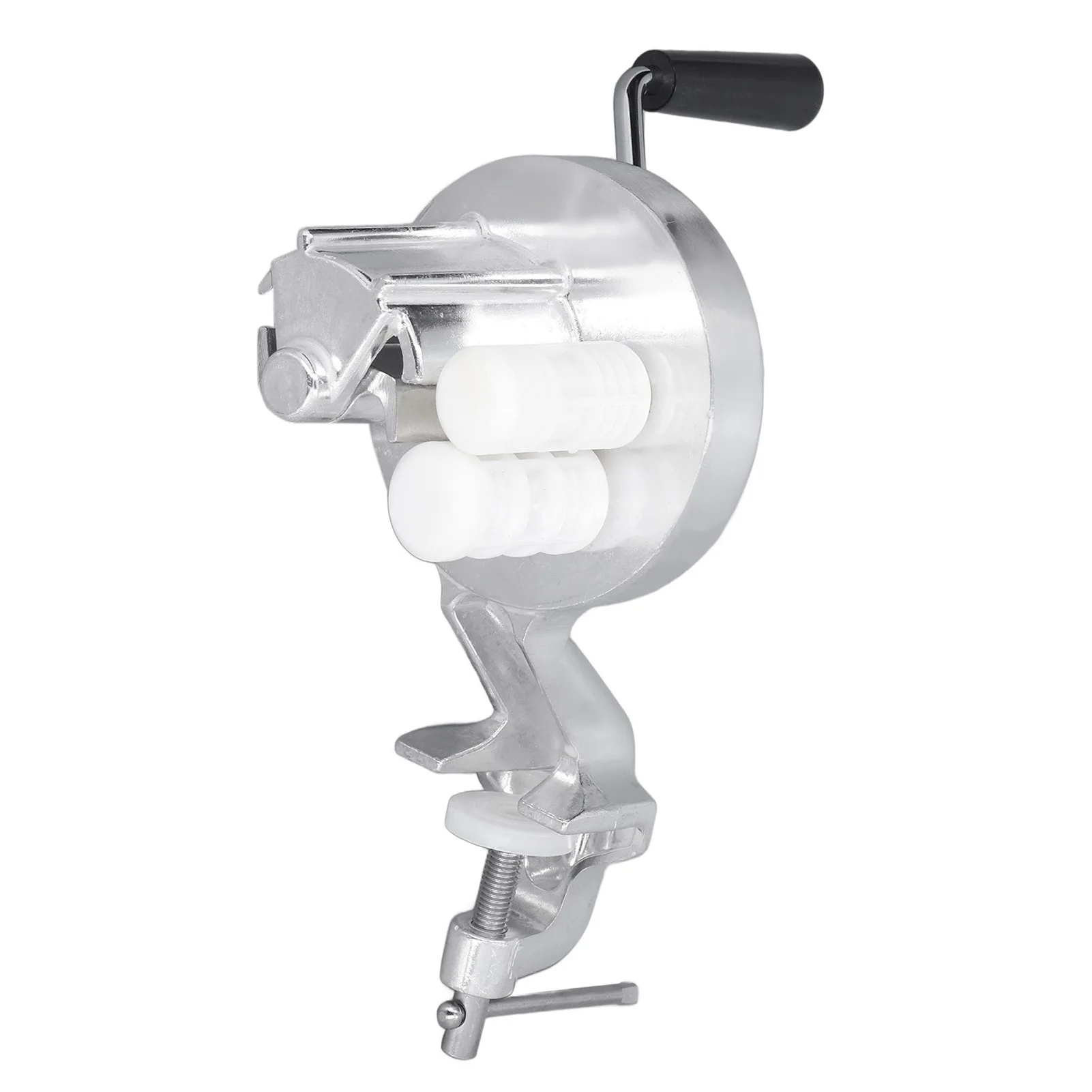 Manual Macaroni Maker Stainless Steel Silver Portable Hand Cranking Noodles Pressing Machine for Kitchen Restaurant Noodle Maker noodle press