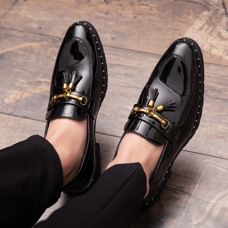 Men tassel loafers Mens loafers leather Man shoes leather tassel Mocassin homme Calzado hombre Zapatos de hombre Men shoes