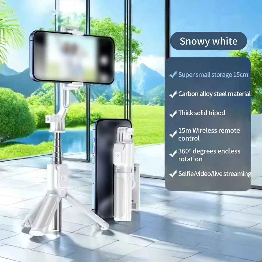 Selfie stick tripod 27 inch aluminum alloy selfie stick, compatible with all selfie/recording/photo/live streaming/vlog phones