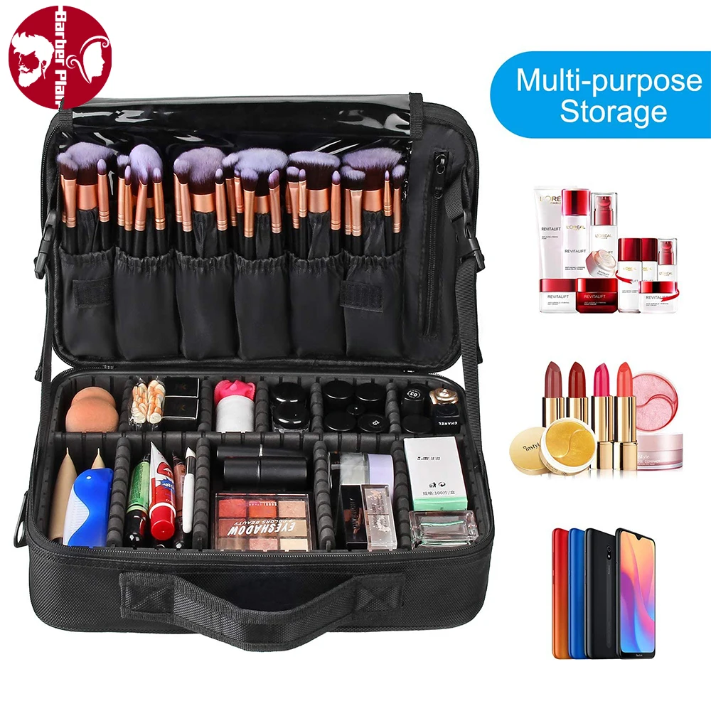 Salon Beauty Makeup Tool Case Hairdressing Tool Storage Bag Multifunctional Adjustable Shoulder Strap Travel Bags 120cm metal chain strap replacement shoulder bags width 7mm lobster buckle