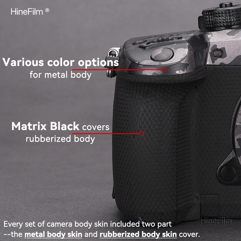 파나소닉 루믹스 GH5 카메라 스티커 보호 커버 스킨, 스크래치 방지 코트 랩 커버, 데칼 프로텍터