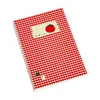 1 Korean Tomato Grid High Appearance Level Blank Notebook Minority Office Learning Ledger Diary School Supplies Planner Book 6