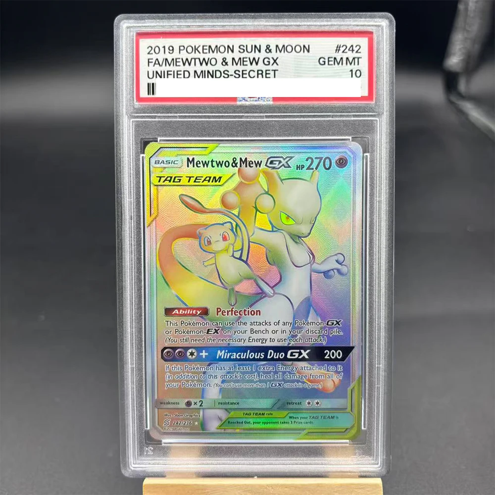 DIY PTCG 컬렉션 카드 등급 카드 TGPVCLFA/IGLYBF GX GARDEVOIR/SYLVEON GX 카피 10포인트 등급 카드 애니메이션 게임 선물