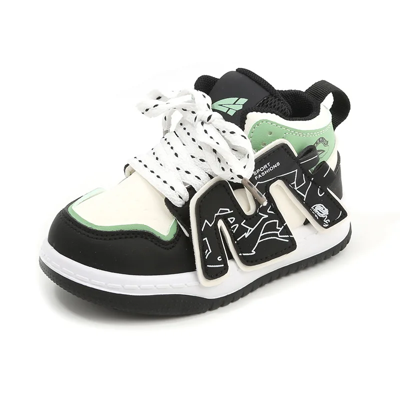 

Children Casual Shoes PU Sneakers Boys Sport Breathable Tennis Sneaker Baby Girls Spring Fashion Shell White Running Shoes