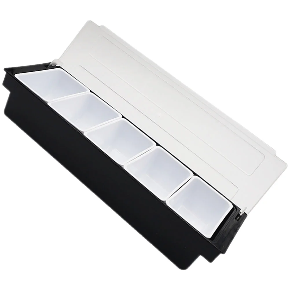 

Multi Grid Seasoning Box Divided Candy Case Snack Container Split Bar Fruit Dispenser Pp Food