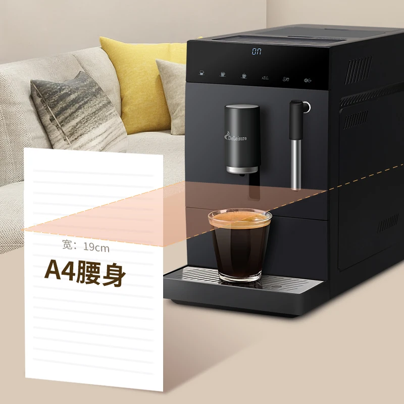 Household Small Auto Coffee Machine Milled Bean Smart Touch One-Click Italian American Style  Cafetera Expreso 6