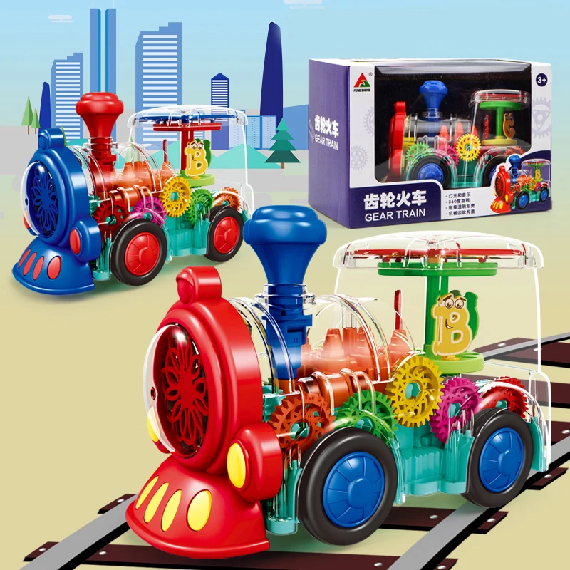 Electric Universal Gear Train Toy Set With Light And Music Electric Train Toy Children Boys And Girls Birthday Toy Gifts 35 Electric Universal Gear Train Toy Set With Light And Music Electric Train Toy Children Boys And Girls Birthday Toy Gifts
