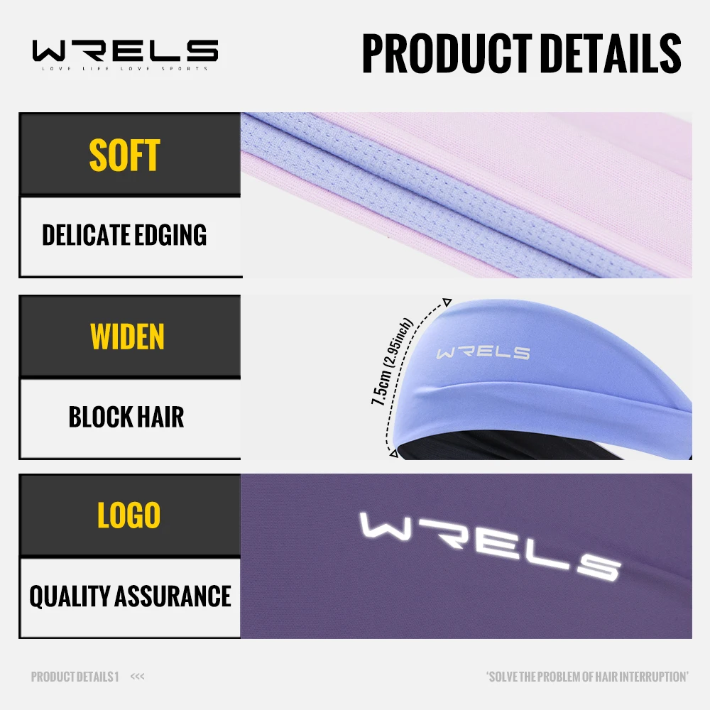 Outdoor Sports Fitness Sweatband: Unisex Elastic Hair Wrap for Cycling, Yoga, and Running
