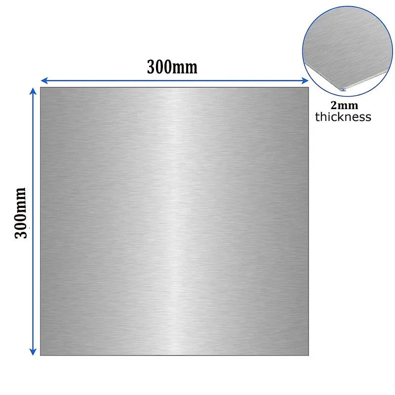 Premium Aluminum Alloy Square Plate - Polished Sheet with Multiple Thickness Options