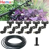 360 Adjustable Universal Spray Misting Nozzle Kit with 5M Hose For Garden Greenhouse Irrigation System Aquarium Reptile Humidity 1
