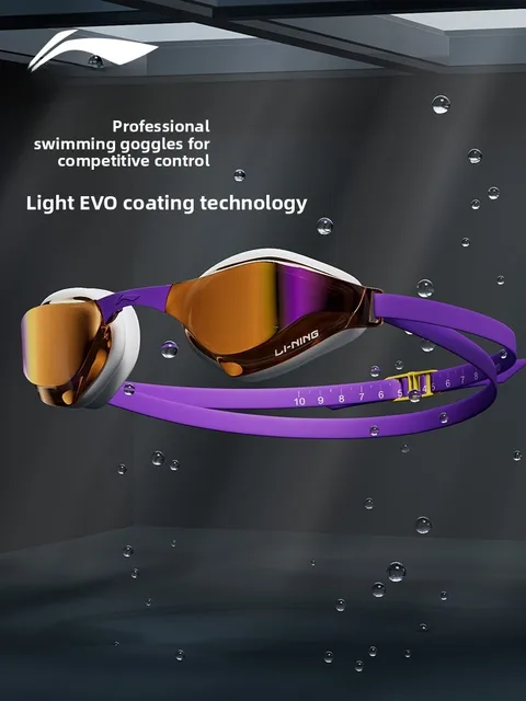 Profional Swimming Goggles Men's Cetition Training Equipment High Defn Anti-Fog Waterproof Women's Sle 4