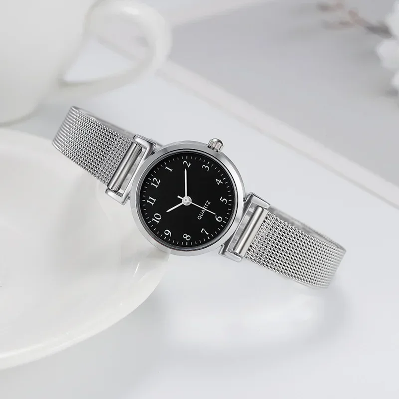 Women Watches Silver Bracelet Small Wrist Fashion Automatic Clock
