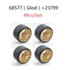 4Pcs/lot Building Blocks 37383 68577 23800 Wheel And 23799 Tire For Supercar Compatible DIY Bricks Parts High-Tech Kid Toys 3