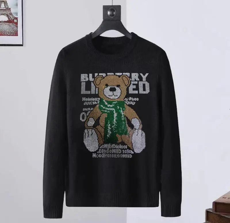 

2023 Rhinestones pullover Cool Style Pullover sweater Student Casual Korean Version Men tees Size S-3XL
