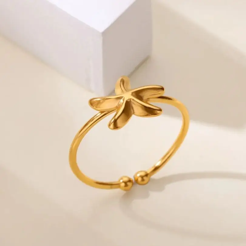 Stainless Steel Ring For Women Hypoallergenic Adjustable Ring