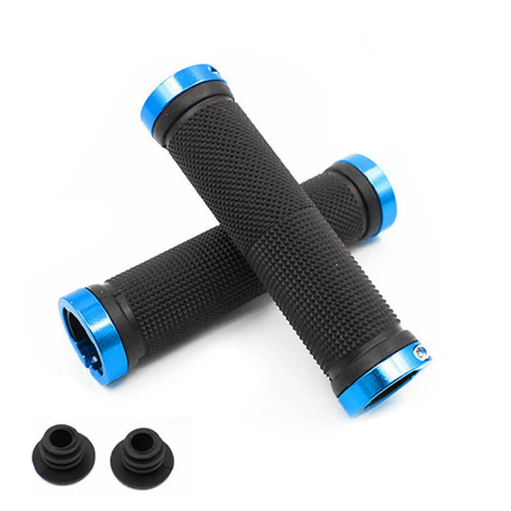 Bicycle Handlebar Grips Bike Grip Bicycle Handle MTB Outdoor Rubber 1Pair 33.5mm Accessories Bicycle Bike Bilateral Cycling