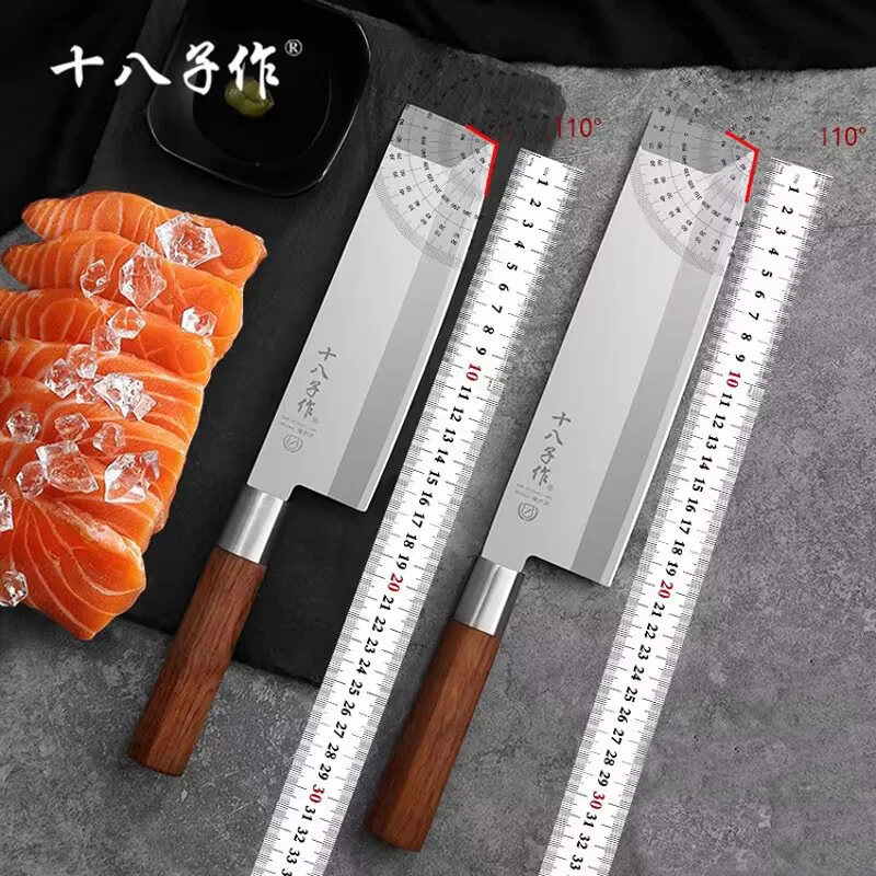 

Shibazi Professional Japanese Deba Fish Fillet Knife Germany 1.4116 Steel Salmon Knives Slicing Fish Sashimi Kitchen Cutter
