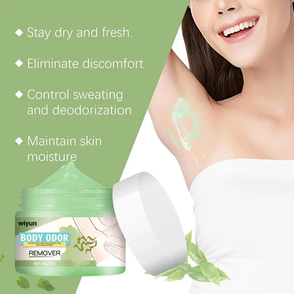 Effective Body Odor Removal Cream Sweat Eliminator Underarm Odor Treatment Bad Smell Antiperspirants Lasting Armpit Deodorizer deodorant cream