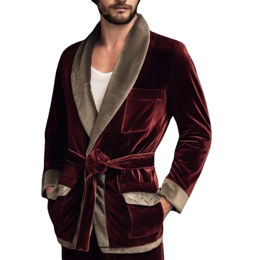 

Smoking Jacket Robe for Men Vintage