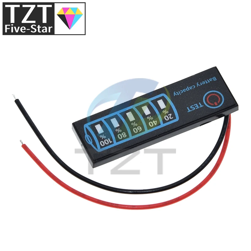 Indicatore del livello della batteria Batteria al litio ternaria serie 3 Tester per display della capacità della batteria al litio ferro fosfato al piombo - immagine 4