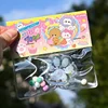 1Pcs Kawaii Cute Cat's Paw TPR Pinch Toy Slow Rebound Blingbling Squeeze Decompression Toy Transparent Cube PU Sensory Toy Gifts 4