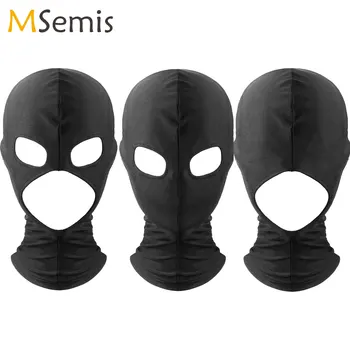 Maschera a pieno facciale 1/2/3 foro passamontagna cappuccio testa cappuccio donna uomo maschera Halloween cosplay cappello da festa uomo gioco esercito tattica maschera per il viso