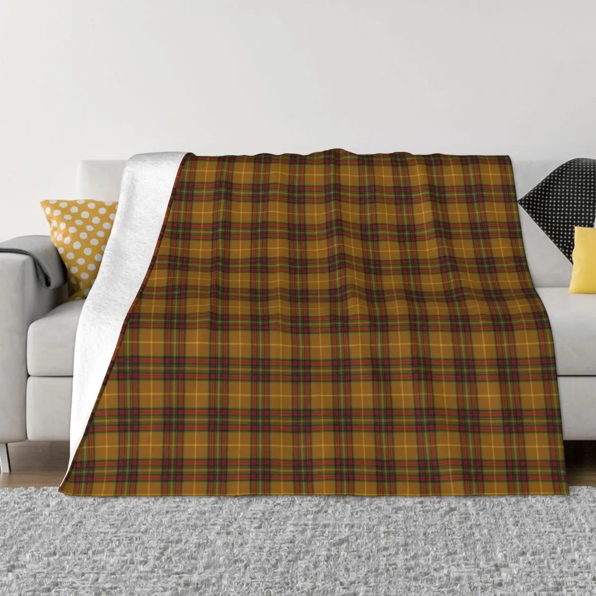 

Clan Finnegan Tartan Throw Blanket Heavy Camping Decorative Sofas Blankets