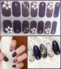 

5D Nail Art Decorations Gilding Imitation Diamond Shell Pearl Flower Fashion Adhesive Manicure DIY Nail Stickers Designer