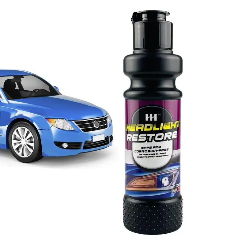 

Car Headlight Repair Fluid 100ml Headlamp Restoration For Lens Restore Portable Headlight Cleaner Scratch Remove For Motorcycles