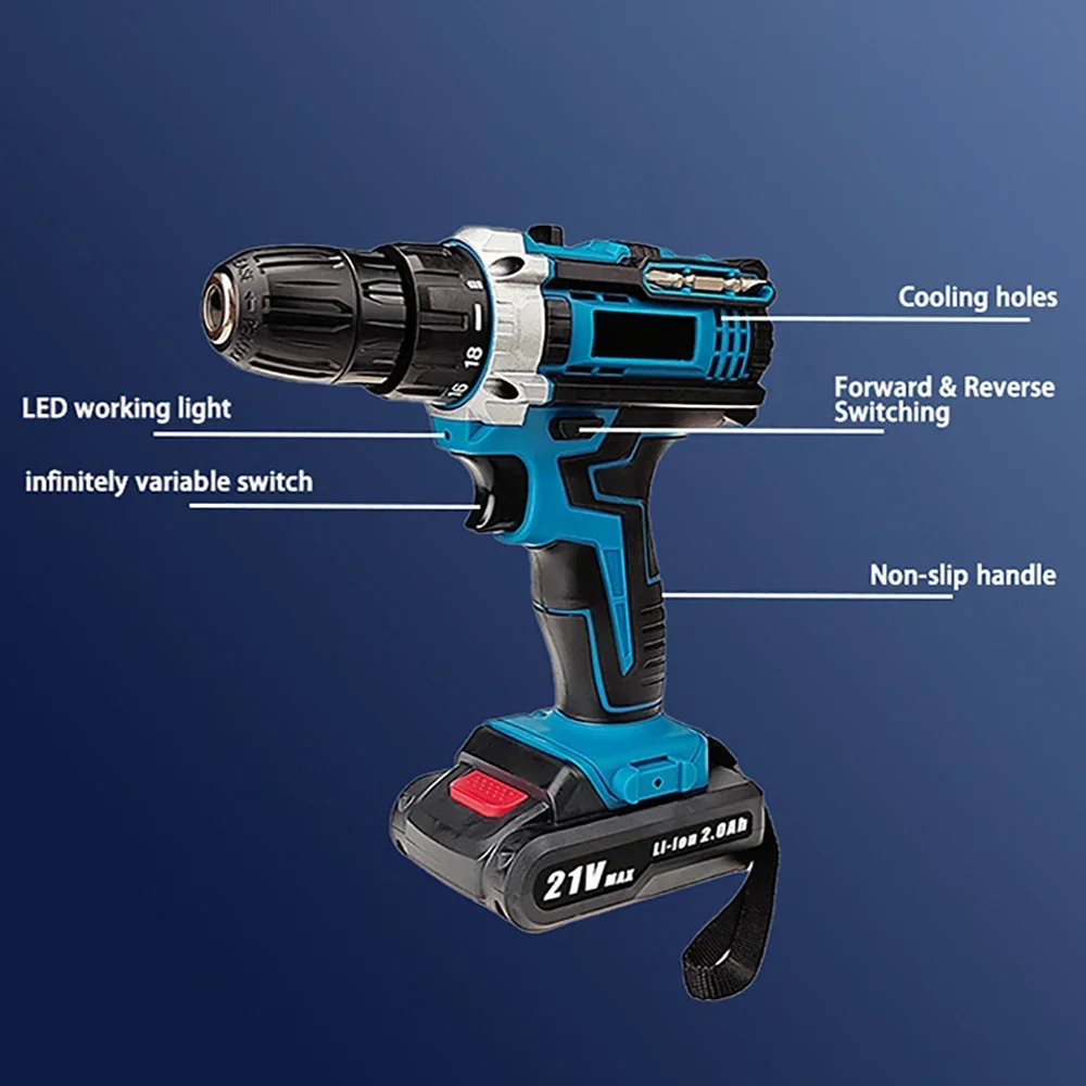 Brushless motor detail of cordless impact drill