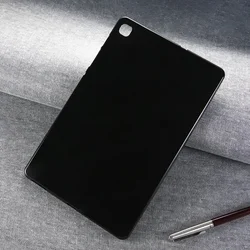 Crystal Clear TPU Silicone Back Case for S6 Lite P620 P625 (Black)
