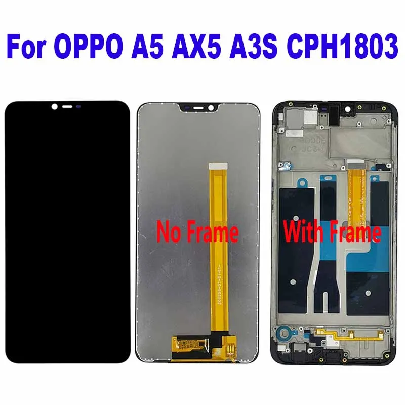 Для OPPO A5 AX5 A3S CPH1803 CPH1853 CPH1805 CPH1809 CPH1851 PBAM00 PBBM30 ЖК-дисплей