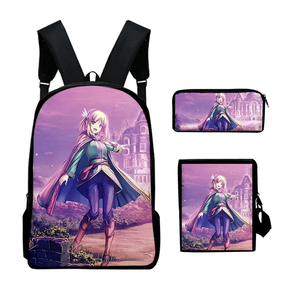 Harajuku Popular World of Heroes 3D Print Sacos De Escola, mochila para laptop, mochila, Inclinado Bolsa de Ombro, Lápis Caso,
