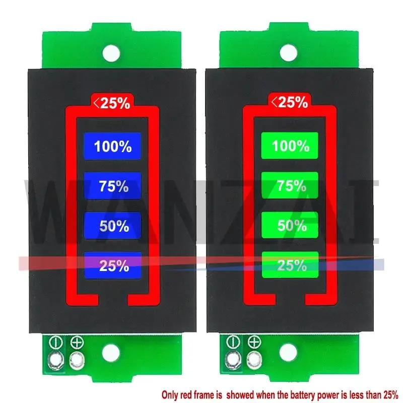 1-8S 1S/2S/3S/4S Single 3.7V Lithium Battery Capacity Indicator Module 4.2V Display Electric Vehicle Battery Power Tester Li-ion - Image 4