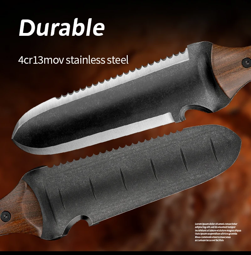 Description Picture 5 of itemGarden shovel, outdoor gardening shovel, cutting saw, portable and multifunctional mud digging knife, high-end camping tool thic
