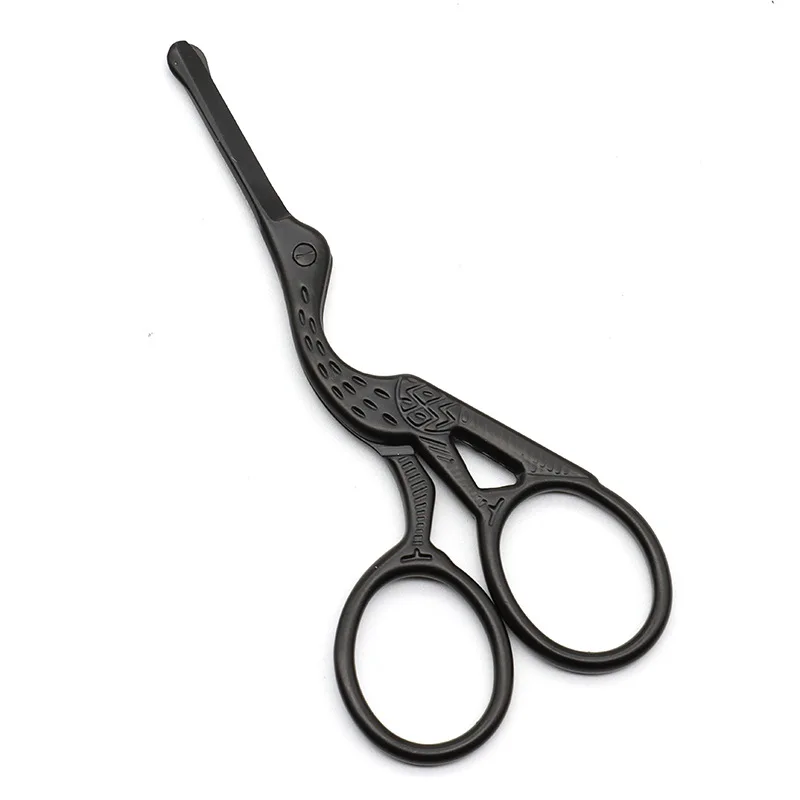 Nose Hair Scissors Round Head Stainless Steel Beauty Scissor For Eyebrows Nose Hair Beard Ear Hair Eyebrow Scissors Hair Cutting 5